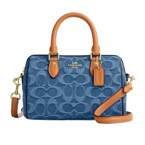 Coach 女士 迷你 Rowan 斜挎包均碼碼17.8cm*10.2cm*12cm
