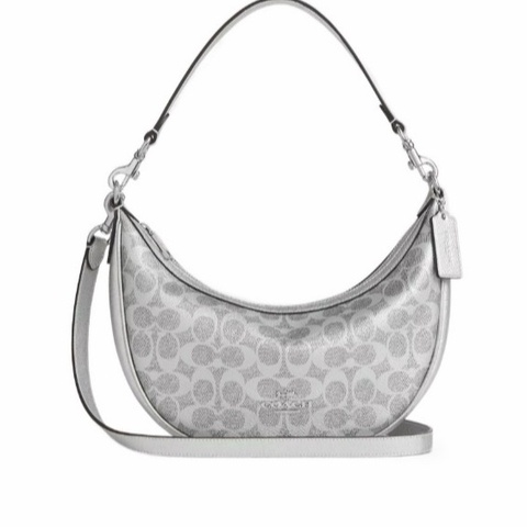 Coach 女士 Aria 標誌性帆布單肩包均碼碼26cm*9cm*11cm
