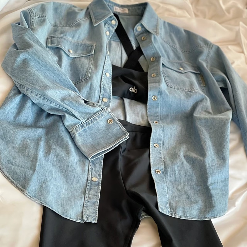 Brunello Cucinelli Slim 全新 淺色牛仔外套 男女皆可 Loro Piana可參考-0