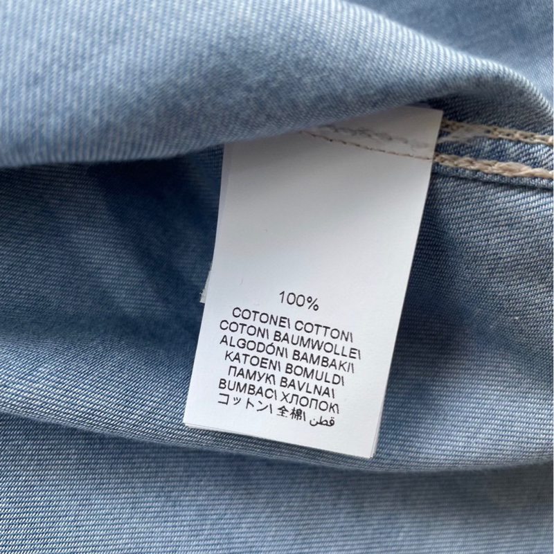 Brunello Cucinelli Slim 全新 淺色牛仔外套 男女皆可 Loro Piana可參考-4