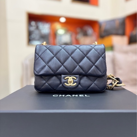 Chanel香奈兒 23p 粗鏈條 方胖子