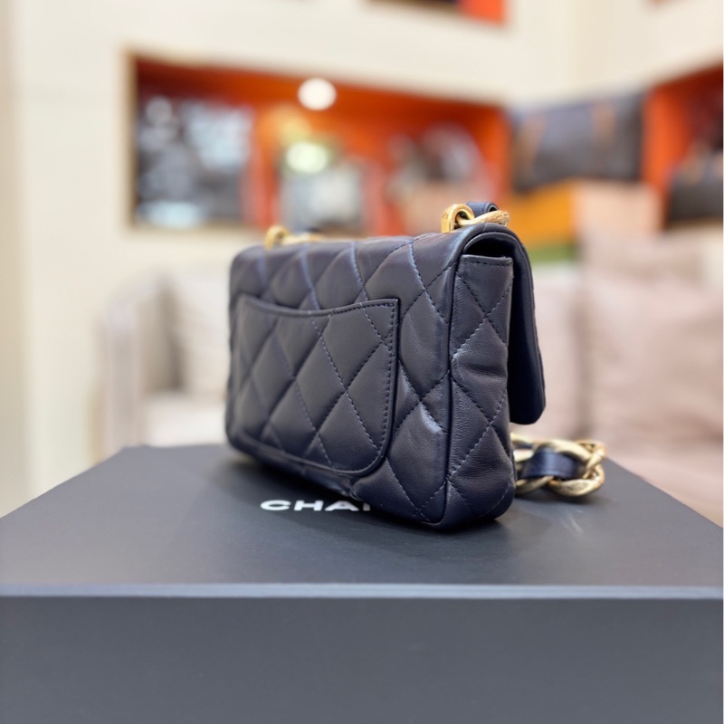 Chanel香奈兒 23p 粗鏈條 方胖子-2