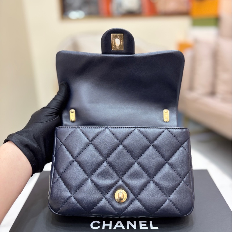 Chanel香奈兒 23p 粗鏈條 方胖子-5