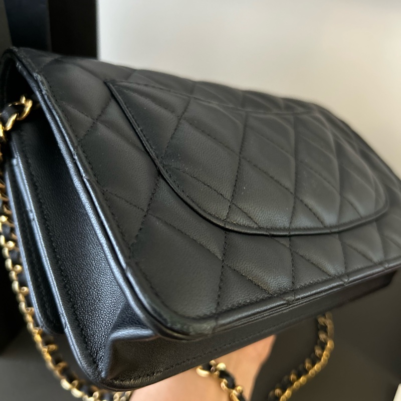 CHANEL WOC 香奈兒 經典鏈子皮夾 發財包-16