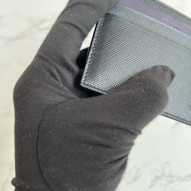 🌷全新帶保卡!可送禮! Prada Mercuio Saffiano 卡夾/卡包-3