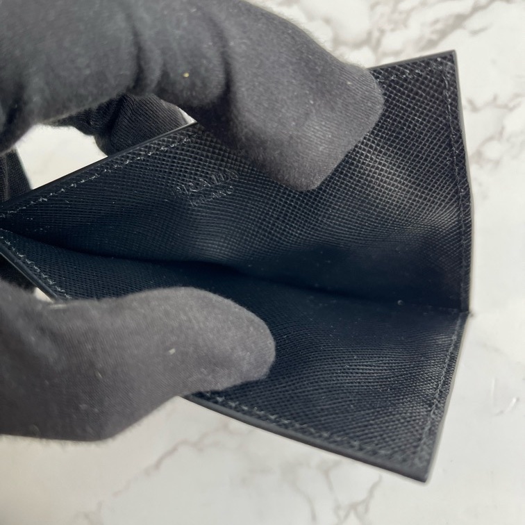 🌷全新帶保卡!可送禮! Prada Mercuio Saffiano 卡夾/卡包-6