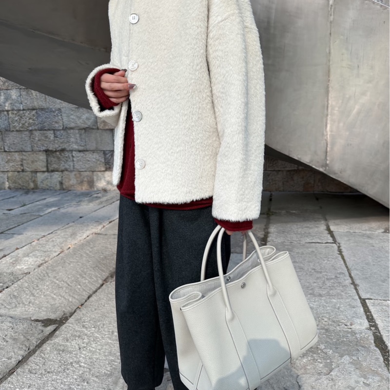 99新🆕 Hermes 愛馬仕 冰川白Garden花園36-7