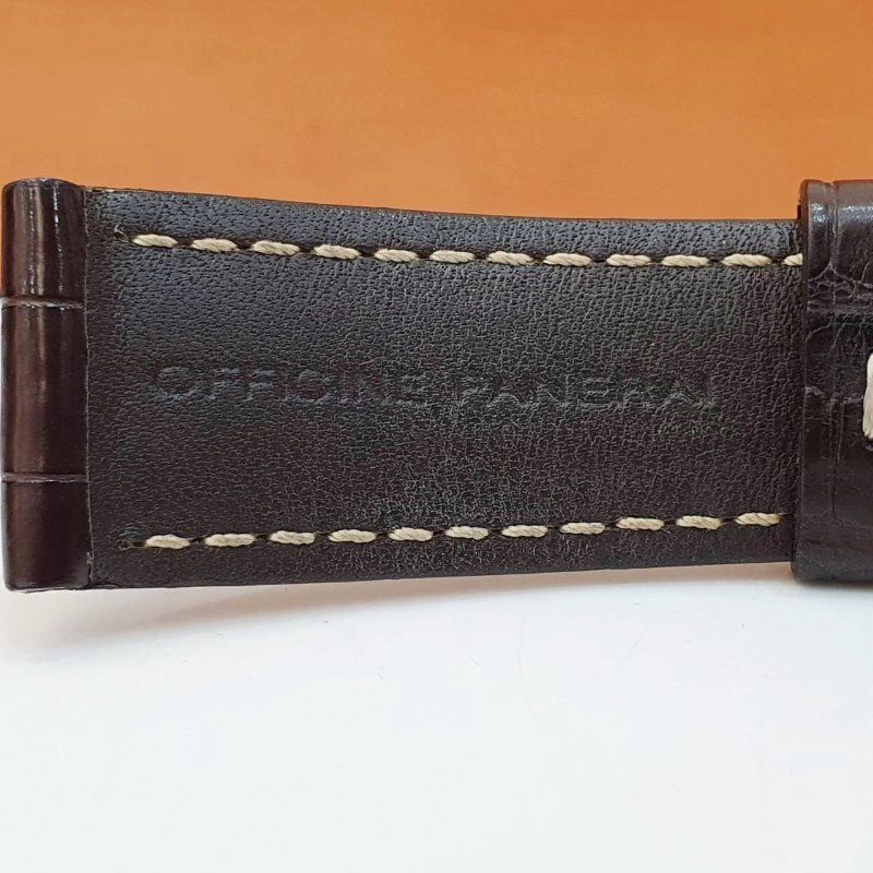 【大眾名錶】PANERAI沛納海 PAM00393 LUMINOR1950系列 2014/01 18K玫瑰金 煙草三明治面盤 底蓋裸空 G234-7