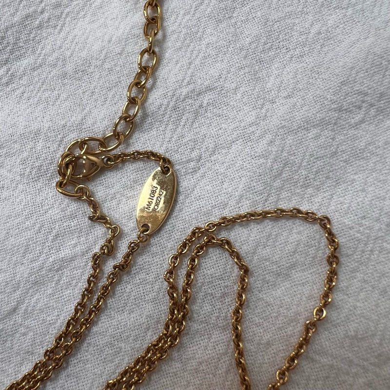 ෆ LV V字項鍊🈶購證-11