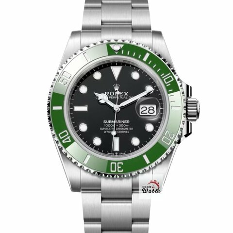【大眾名錶】ROLEX勞力士 126610LV 2026/03未使用新品 Submariner 潛航者 Mk2淺綠圈 星巴克綠水鬼 B1249