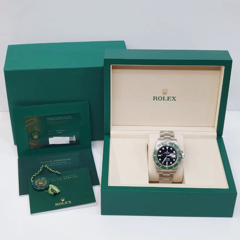 【大眾名錶】ROLEX勞力士 126610LV 2026/03未使用新品 Submariner 潛航者 Mk2淺綠圈 星巴克綠水鬼 B1249-7