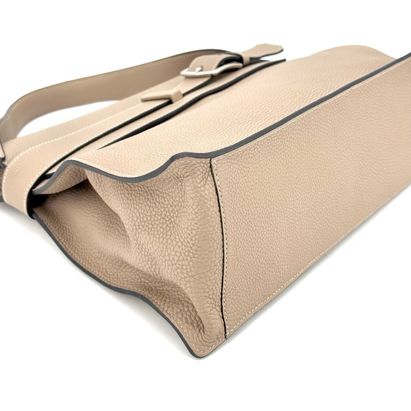 HERMES 愛馬仕 etribelt 灰 togo皮 手提-6