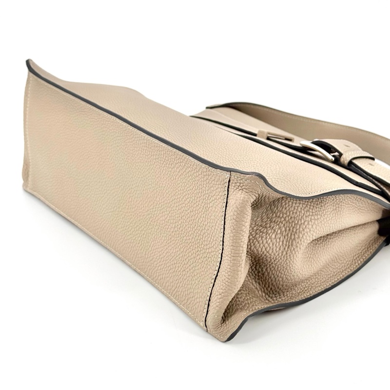 HERMES 愛馬仕 etribelt 灰 togo皮 手提-7