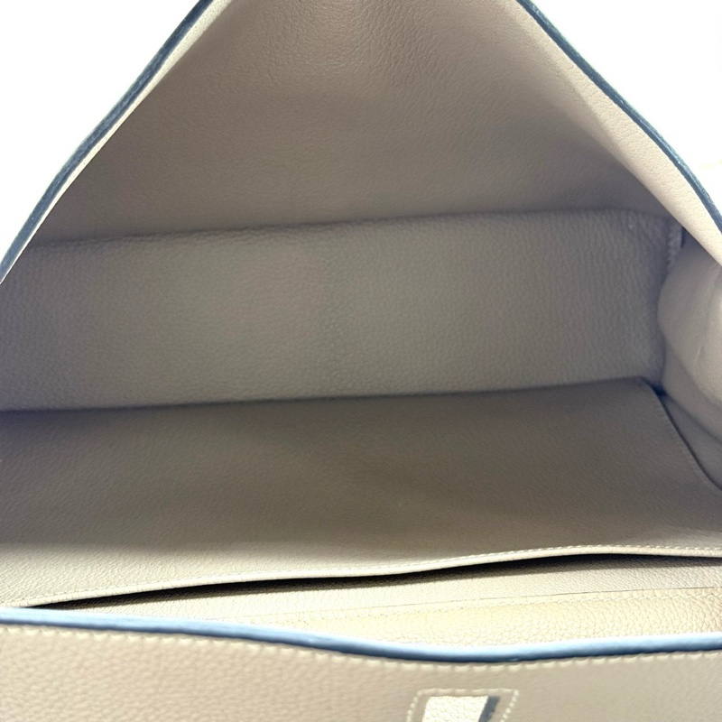 HERMES 愛馬仕 etribelt 灰 togo皮 手提-8