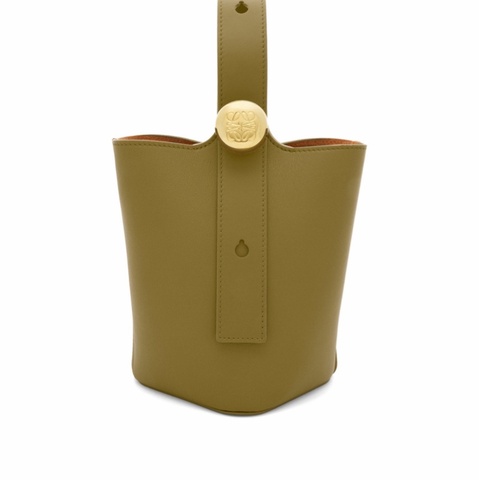 Loewe 女士 迷你 Pebble 水桶單肩包均碼碼MINI、16cm*16cm*19.5cm