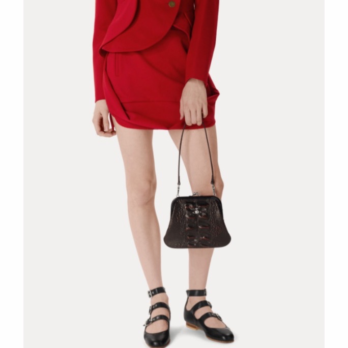 Vivienne Westwood 女士 Logo 標誌口金包均碼碼-1