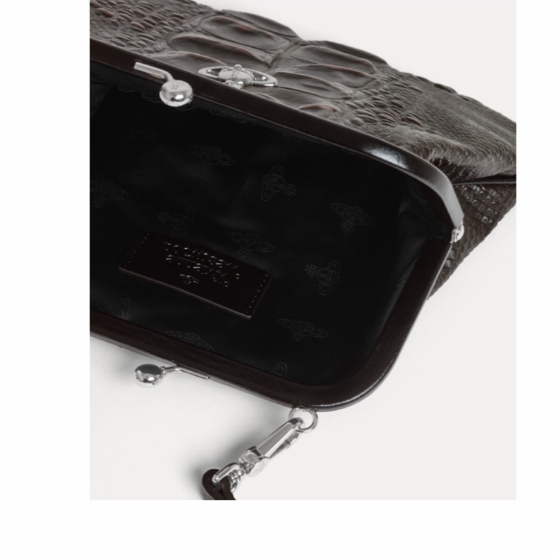 Vivienne Westwood 女士 Logo 標誌口金包均碼碼-4