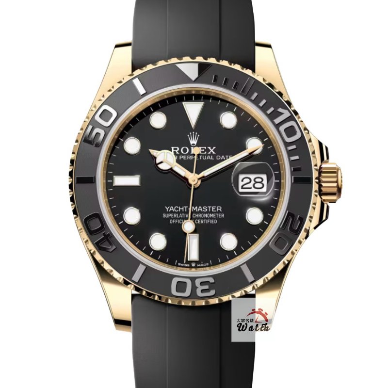 【大眾名錶】ROLEX勞力士 226658 Yacht-Master42 2024/08 新款全金遊艇 陶瓷圈 快調式錶扣 已貼膜 G235-0