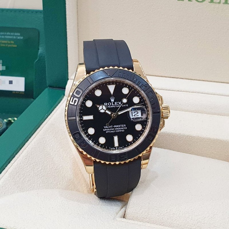 【大眾名錶】ROLEX勞力士 226658 Yacht-Master42 2024/08 新款全金遊艇 陶瓷圈 快調式錶扣 已貼膜 G235-3