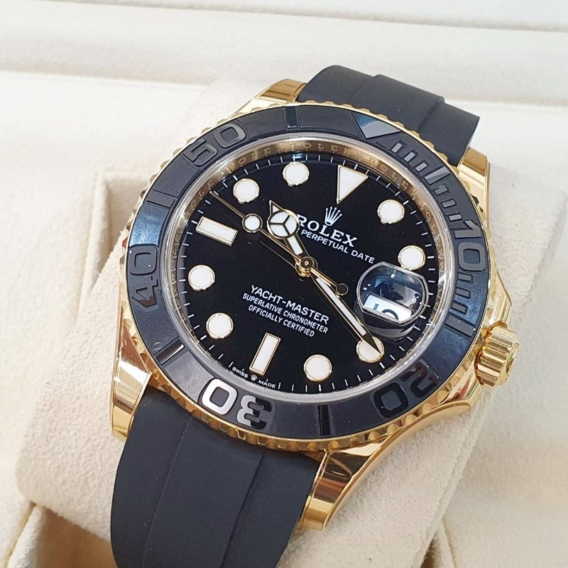 【大眾名錶】ROLEX勞力士 226658 Yacht-Master42 2024/08 新款全金遊艇 陶瓷圈 快調式錶扣 已貼膜 G235-7