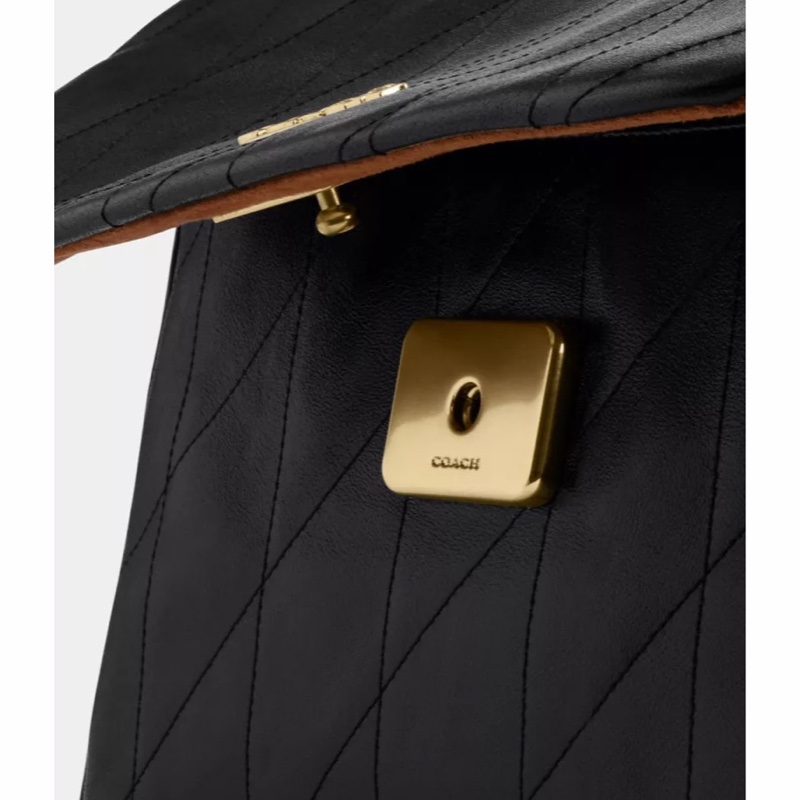 Coach 女士 Elodie 絎縫斜挎包均碼碼28.5cm*8.2cm*19.05cm-1