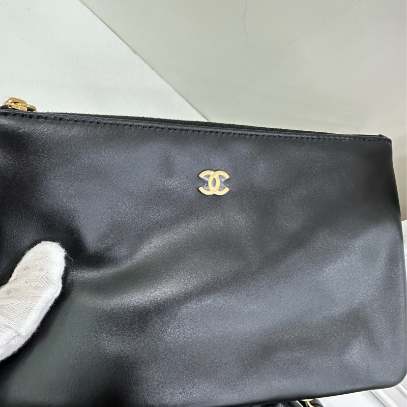 Chanel/香奈兒 24S黑金22bag 垃圾包中型 晶片 全新有購證-3