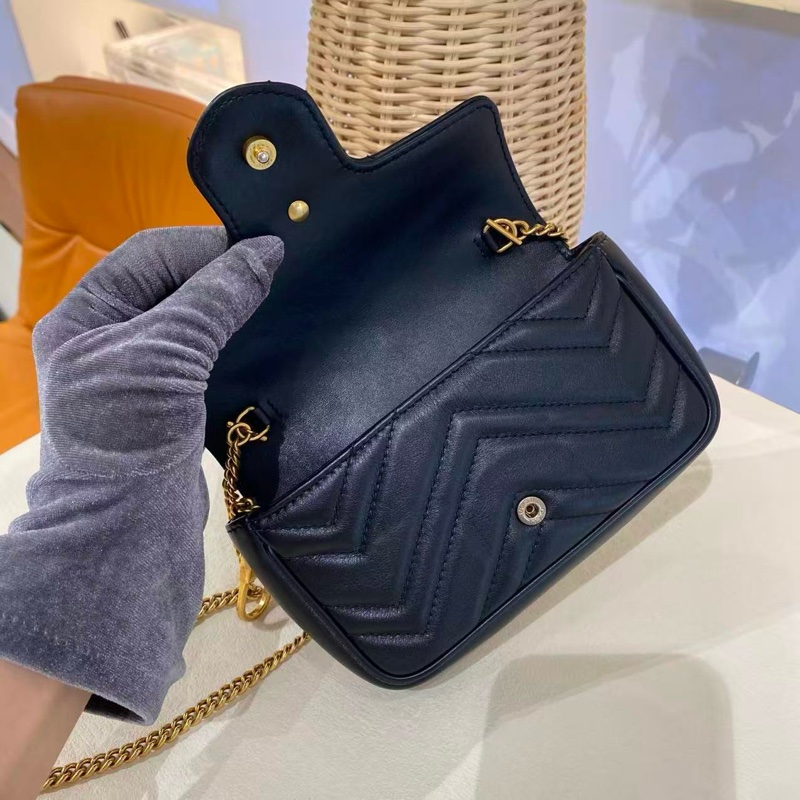 Gucci marmont mini鏈條包-6