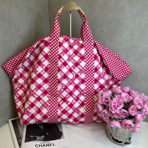【赫蒂國際精品】 Chanel 香奈兒 Cruise Line 帆布手提包 vintage