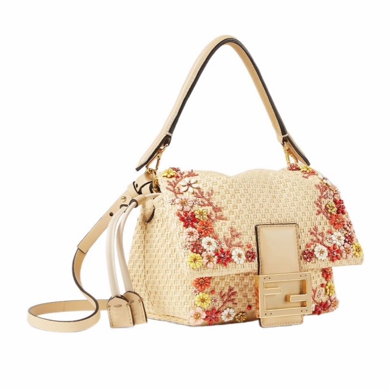 Fendi 女士 Mamma Baguette 小號單肩包均碼碼小號、16cm*10cm*13cm-2