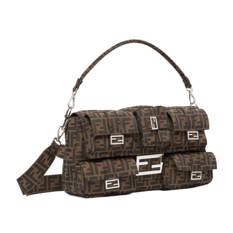 Fendi 男士 Baguette FF超大號多口袋單肩包均碼碼41cm*10cm*24cm-1
