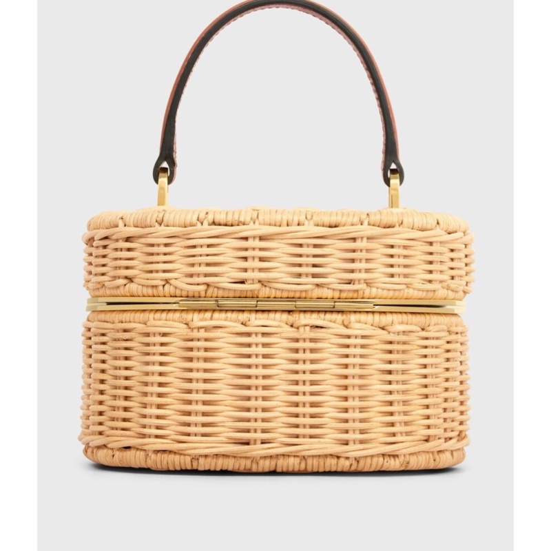 Celine 女士 TRIOMPHE 橢圓形手拿包均碼碼14cm*8.5cm*10.5cm-6
