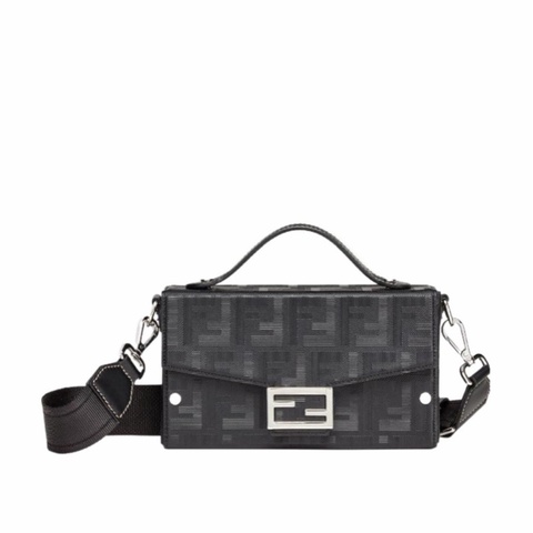 Fendi 男士 Baguette Soft Trunk徽標單肩包均碼碼常規、21.5cm*6.5cm*13cm