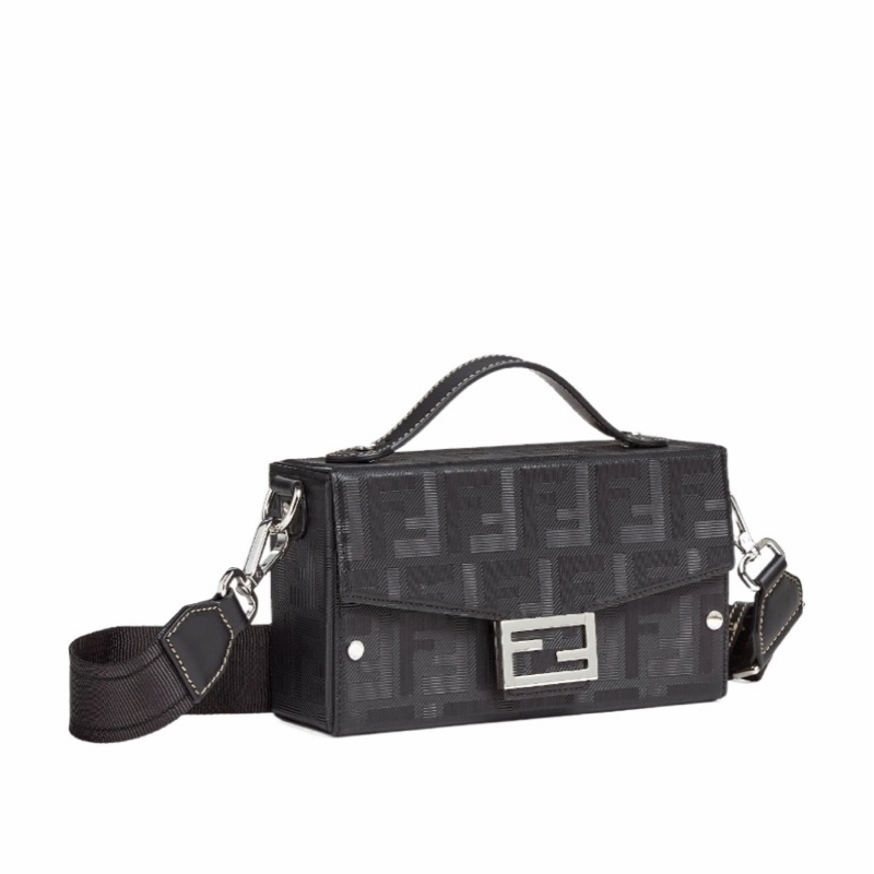 Fendi 男士 Baguette Soft Trunk徽標單肩包均碼碼常規、21.5cm*6.5cm*13cm-4