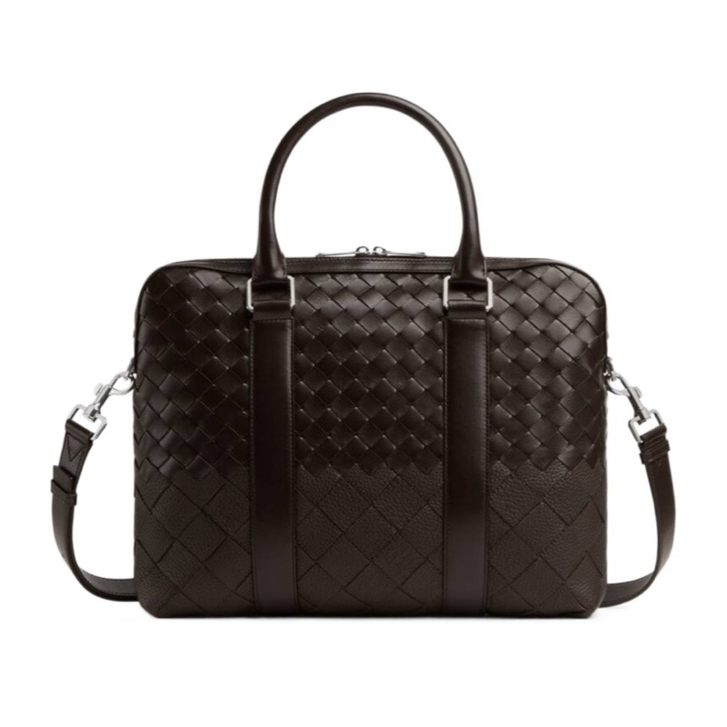Bottega Veneta 男士 Intrecciato 纖薄公文包均碼碼35.5cm*7.5cm*28cm-5
