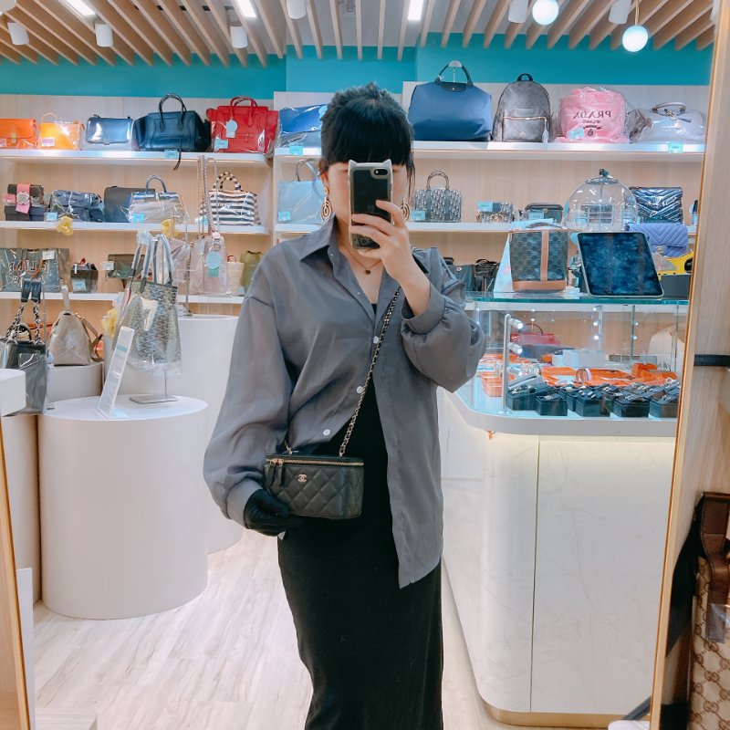 MS0675 Chanel 香奈兒 化妝盒子 鏡子 新版本 魚子醬牛皮 荔枝紋 黑色 金扣 Vanity Box Grained Calfskin Caviar Black x GHW-18