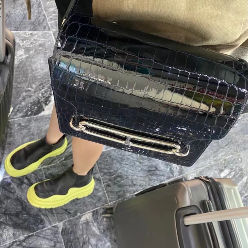 Hermes 爱马仕 roulis23 黑金 亮面拼雾面-6