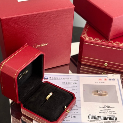 Cartier卡地亚 Trinity戒指
