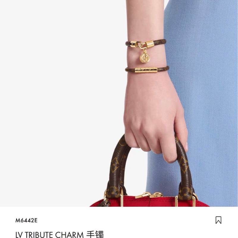 LOUIS VUITTON 圆饼包坠饰手环-2