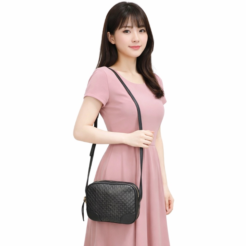 Gucci 雙G Microguccissima Bree 經典壓紋迷你斜背包相機包-1