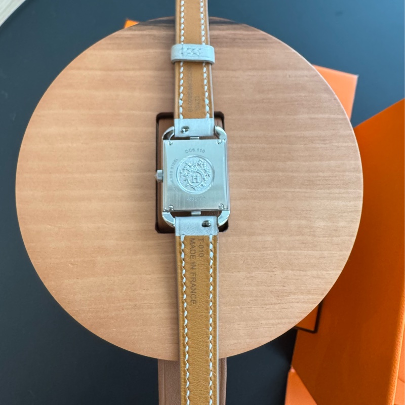 愛馬仕 Cape cod mini 珍珠灰錶帶 新上市尺寸 全新全配-4