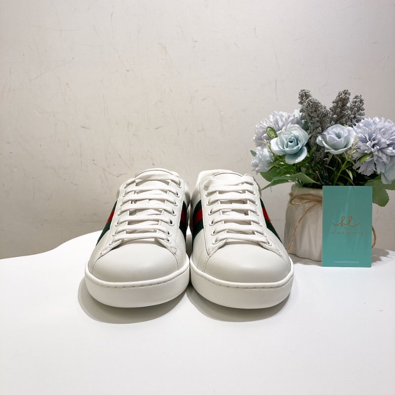 TW4797 Gucci 古馳經典蜜蜂公仔休閑鞋 Men's Ace With Bee Sneaker Size 42-1