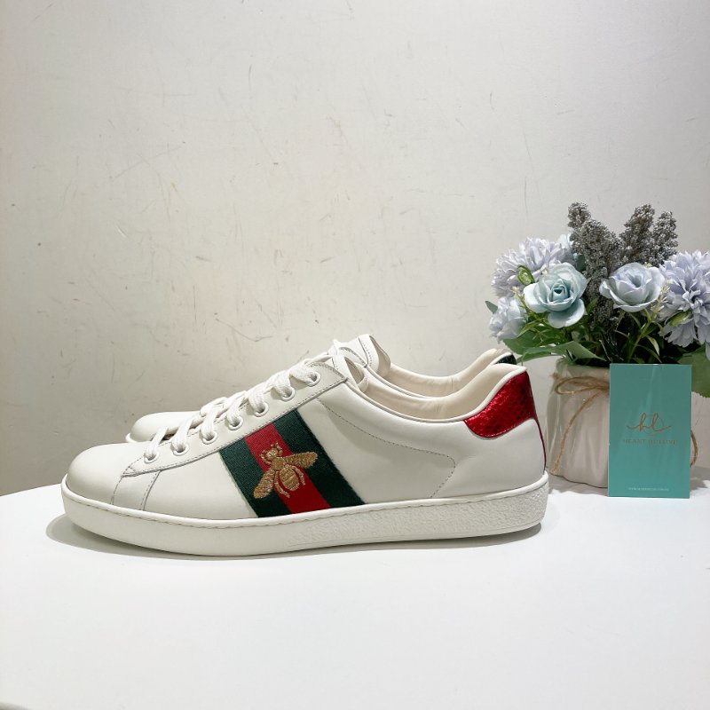 TW4797 Gucci 古馳經典蜜蜂公仔休閑鞋 Men's Ace With Bee Sneaker Size 42-3
