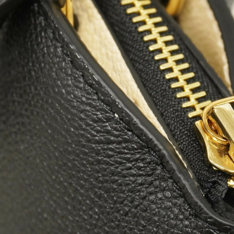 路易威登 Monogram Empreinte Bicolor Petit Palais PM 手提包 M58913 黑色米色 兩用包 女士 P2689059-5