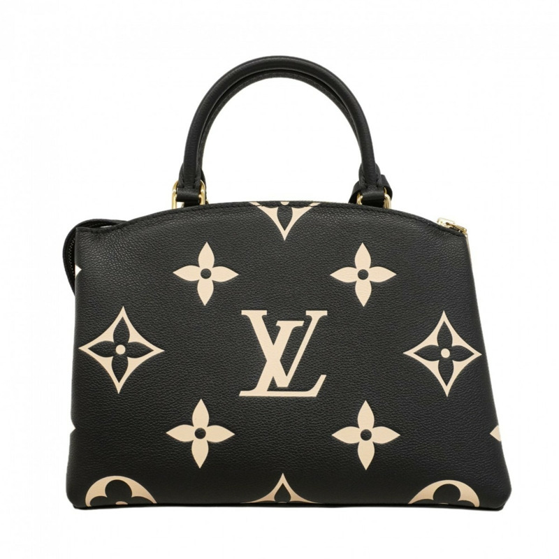 路易威登 Monogram Empreinte Bicolor Petit Palais PM 手提包 M58913 黑色米色 兩用包 女士 P2689059-9