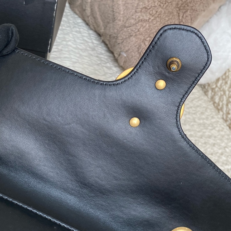 Gucci marmont 中號肩背包 購證全配-11