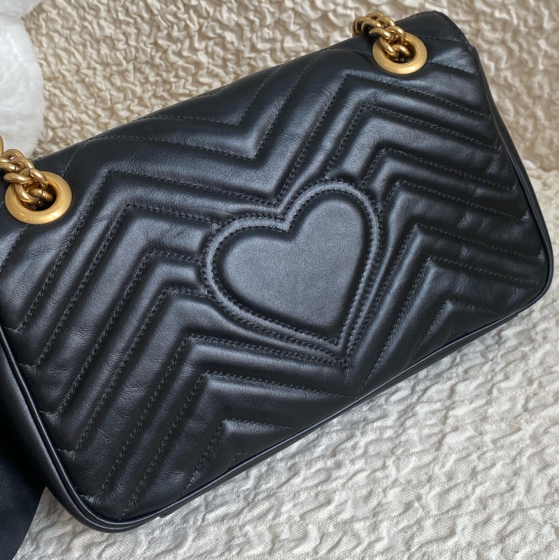Gucci marmont 中號肩背包 購證全配-12