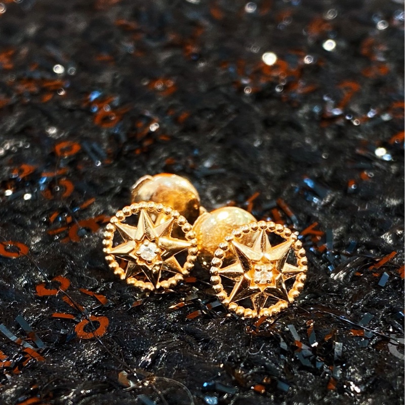 Dior迪奥幸运罗盘系列耳钉-4