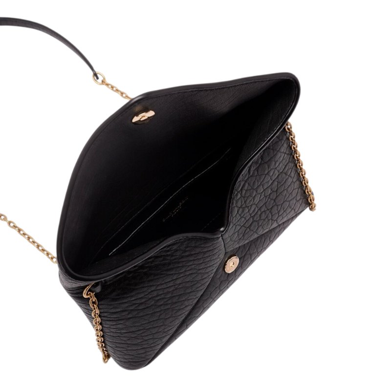 【YSL】SAINT LAURENT Envelope Cassandre 信封 鍊條 肩背包 斜背包 黑色 855569-3
