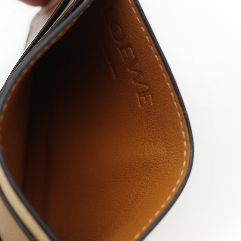 Loewe 羅威 三拼色 多卡位 卡包-6