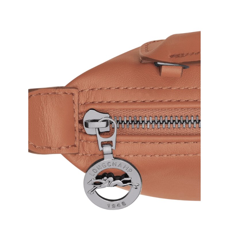 【LONGCHAMP】Le Pliage Xtra XS 迷你 牛皮 手提包 肩背包 斜背包 水餃包 腰果色 34205987M19-2